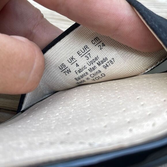 Life Stride Yolo Women's Black Ankle Strap Wedge Sandals Size 7 NWOT - Picture 8 of 8